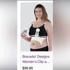 Bravado Clip and Pump™ Hands-Free Nursing Bra Accessory Size Large